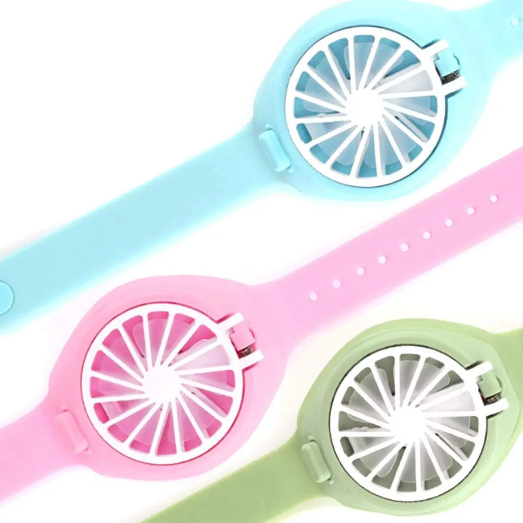 

Electric Portable Mini Watch Fan Handheld Third Gear Speed USB Fan for Home Office Outdoor Travel