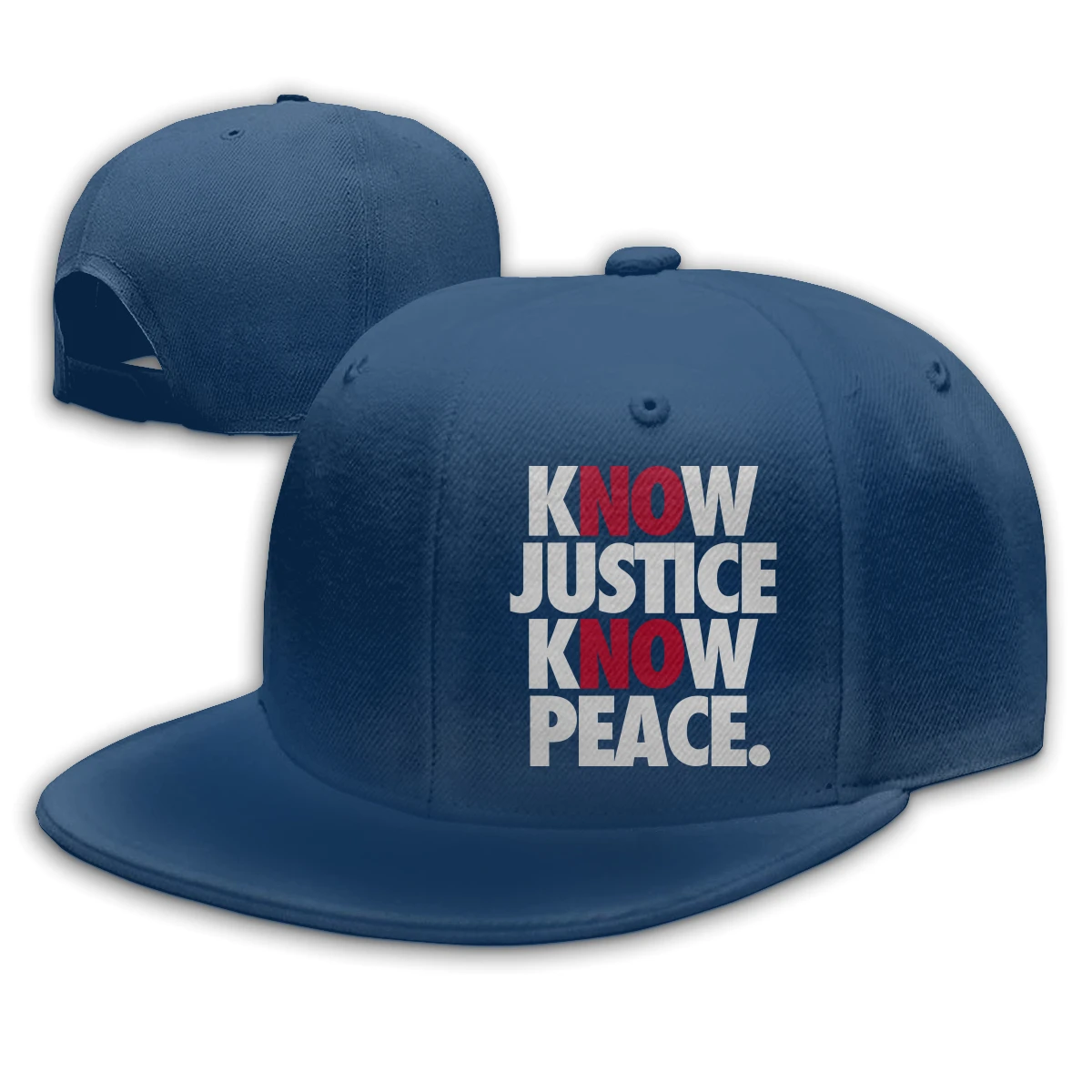 

Know Justice Know Peace mans womens Fashionable breathable Baseball Cap