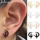 Мультфильм котенок животных серьги для женщин и детей из нержавеющей стали Лунокот Стад серьги ювелирных изделий 