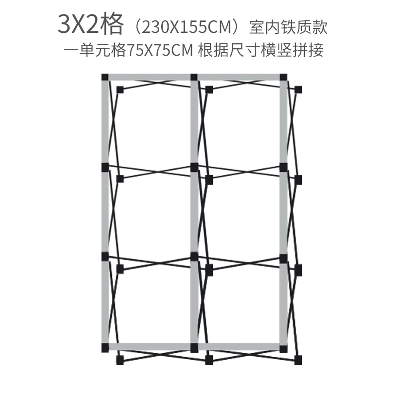 

Wedding flower wall display stand Pull net display advertising display Artificial flower wall folding Iron art display rack