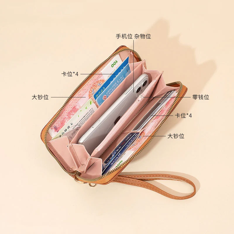 Лидер продаж женские кошельки длинные из мягкой искусственной кожи