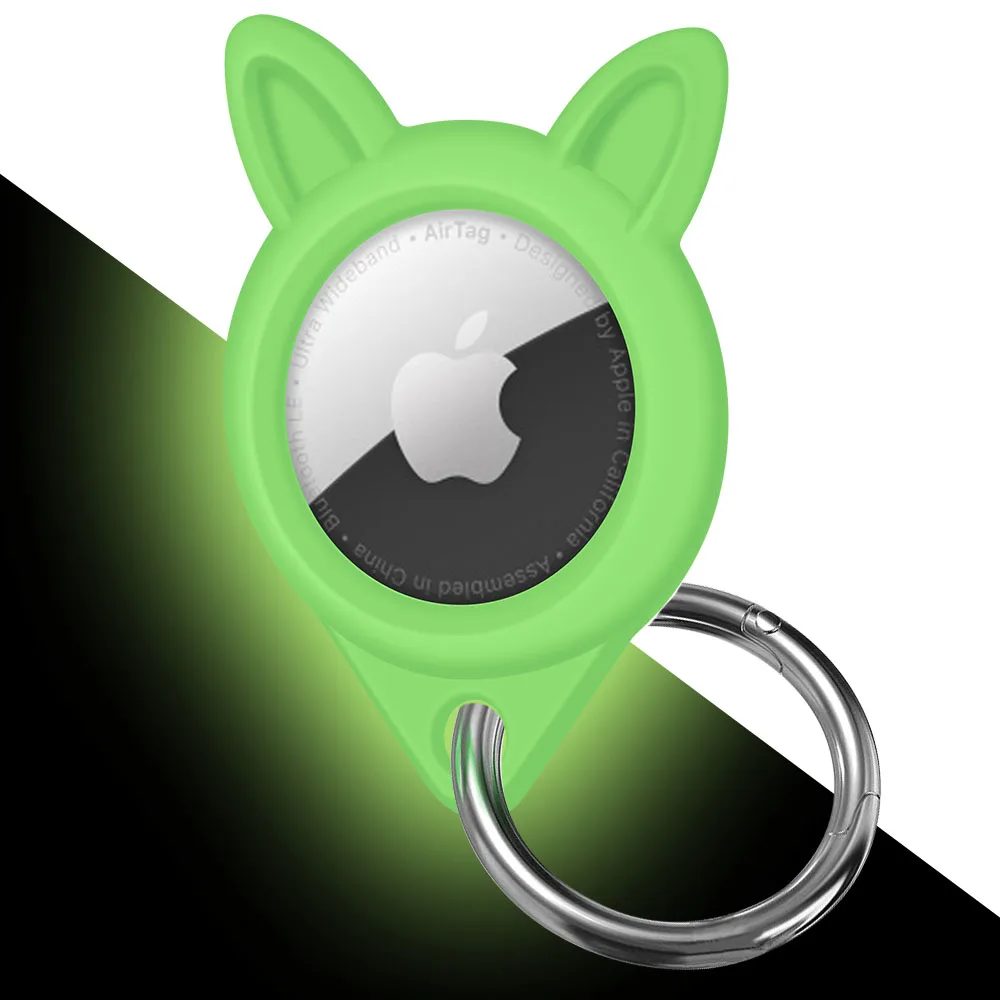 

Silicone Case For Apple Airtags Protective cover For Apple Locator Tracker Anti-lost Device Keychain Protect Sleeve