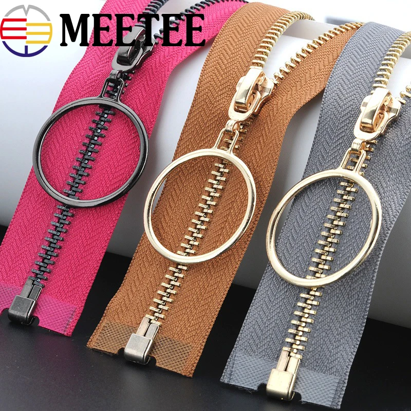 Золотистая серебристая черная молния с уплотнительным кольцом 5 #85 см Новая