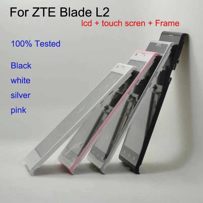 

Для ZTE Blade L2 ЖК-экран дисплей дигитайзер сенсорный экран панель с рамкой рамка в сборе Замена