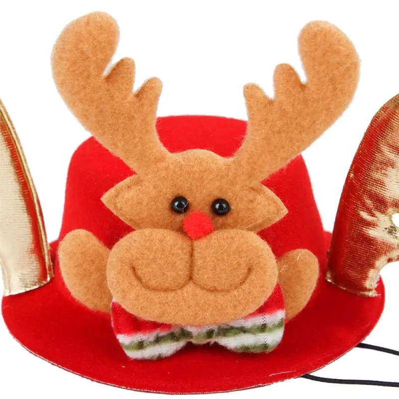 Головной убор для питомца головной Santa Шапки головные уборы кошка Забавные