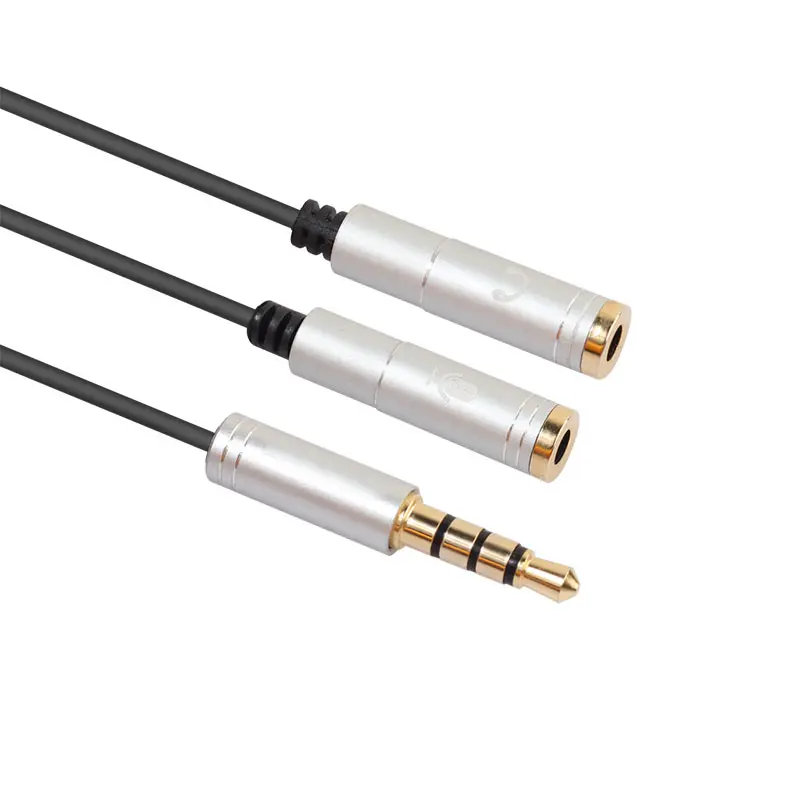 Наушники с микрофоном разветвитель 3 5 мм кабель удлинитель аудио Y сплиттер