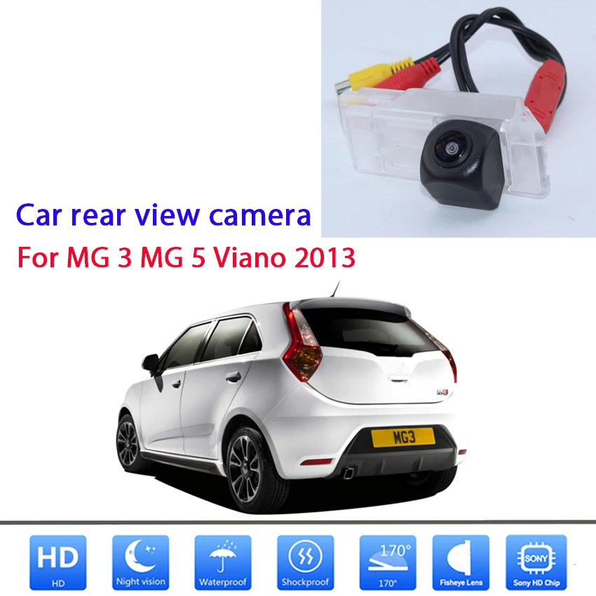 

Автомобильная парковочная камера заднего вида для MG 3 MG 5 Viano 2013 HD, с ночным видением, водонепроницаемая камера высокого качества RCA