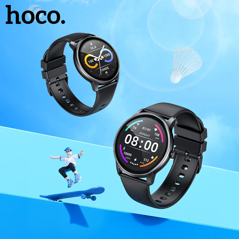 Inteligente à Prova Masculino e Feminino com Bluetooth Monitor de Frequência Monitoramento do Sono Hoco Relógio D’água Smartver Esportivo Rastreador Fitness Cardíaca Ip68