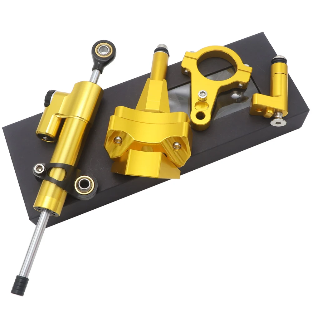 Мотоциклетные аксессуары CNC алюминиевый сплав демпфер руля стабилизатор