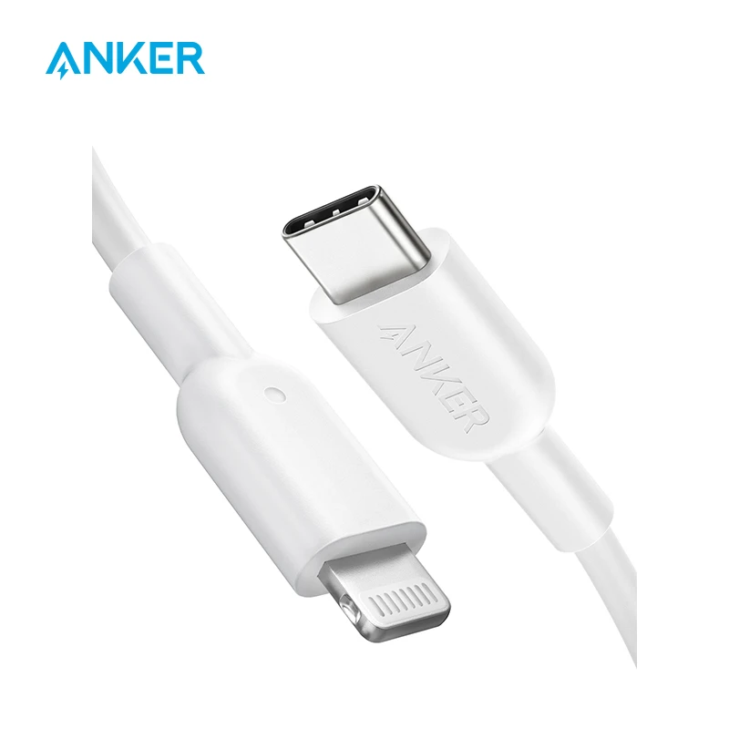 

for iPhone 12 Charger Cable, Anker USB C to Lightning Cable [3ft Apple MFi Certified] Powerline II for iPhone 12 series