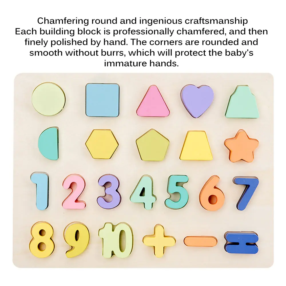 Деревянные цифры и алфавит ABC граф доска для раннего развития детей головоломки