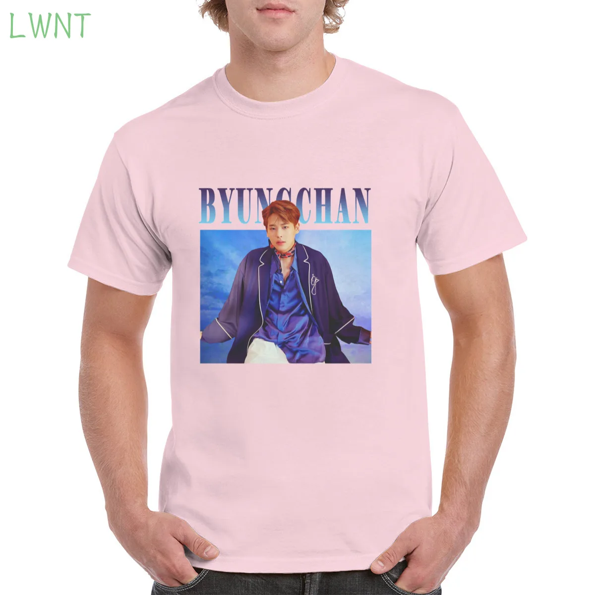 

100%Cotton Byungchan T Shirt Top Harajuku Aesthetic Tshirt Oversized clothes Female/Man