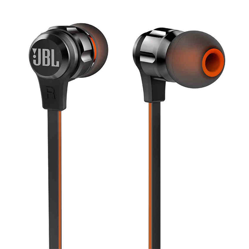Проводные наушники вкладыши JBL T180A 3 5 мм стерео с чистым басом спортивные