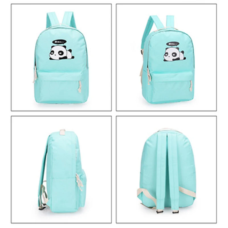 Школьные сумки с пандой детский рюкзак Набор сумок для детей Детский топ на