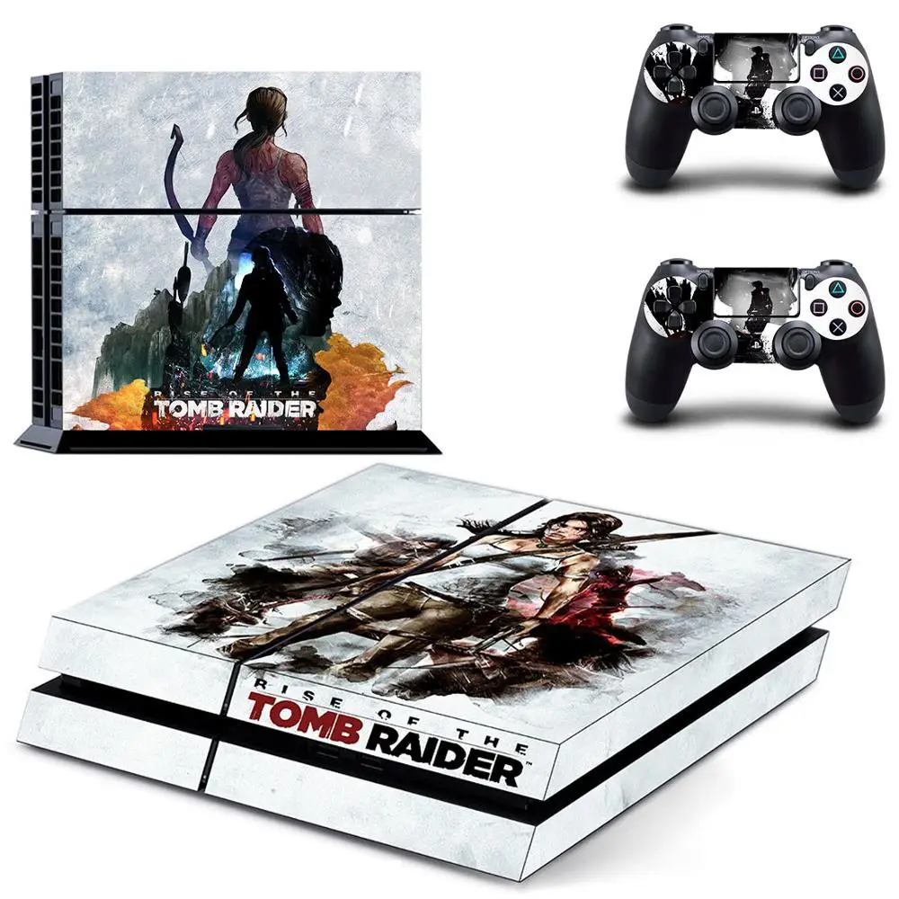 Наклейка s Rise of The Tomb Raider наклейка для PS4 PS 4 Play station Pegatinas консоли playstation и 2