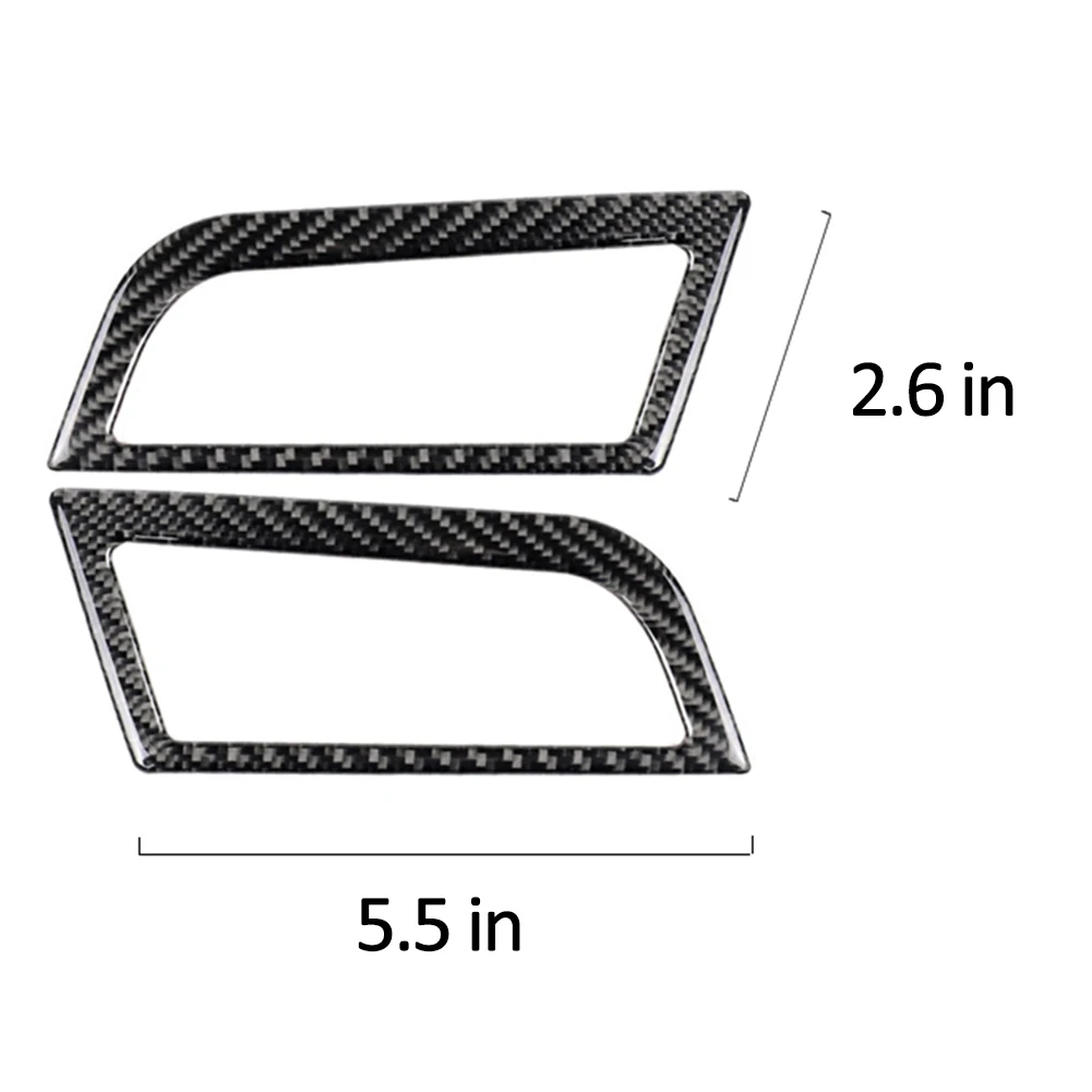 

Carbon Fiber AC outlet for Ford Mustang Car-Styling Air Conditioner Outlet Sticker 2015-2017 Auto Accessories
