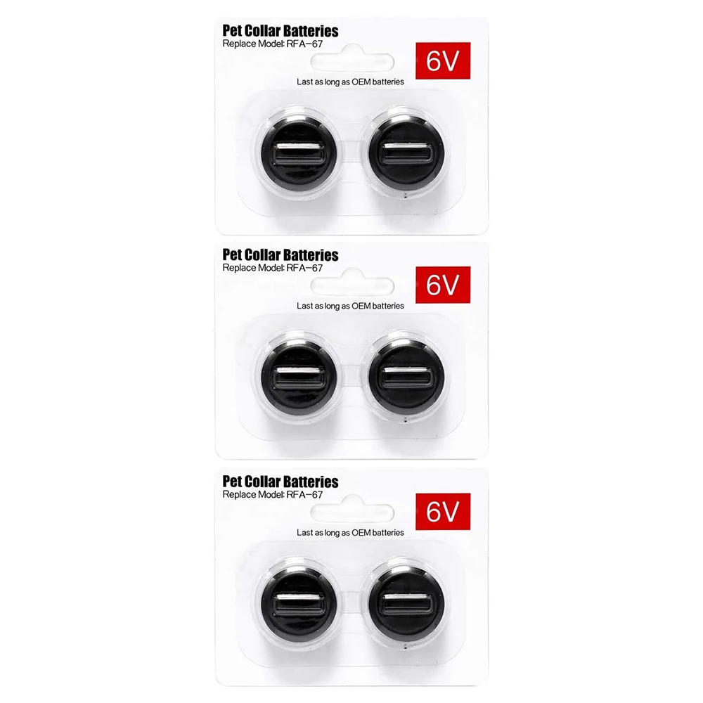 Аккумуляторы для ошейников домашних животных 6 шт./пакет V 100%|GPS трекеры| |