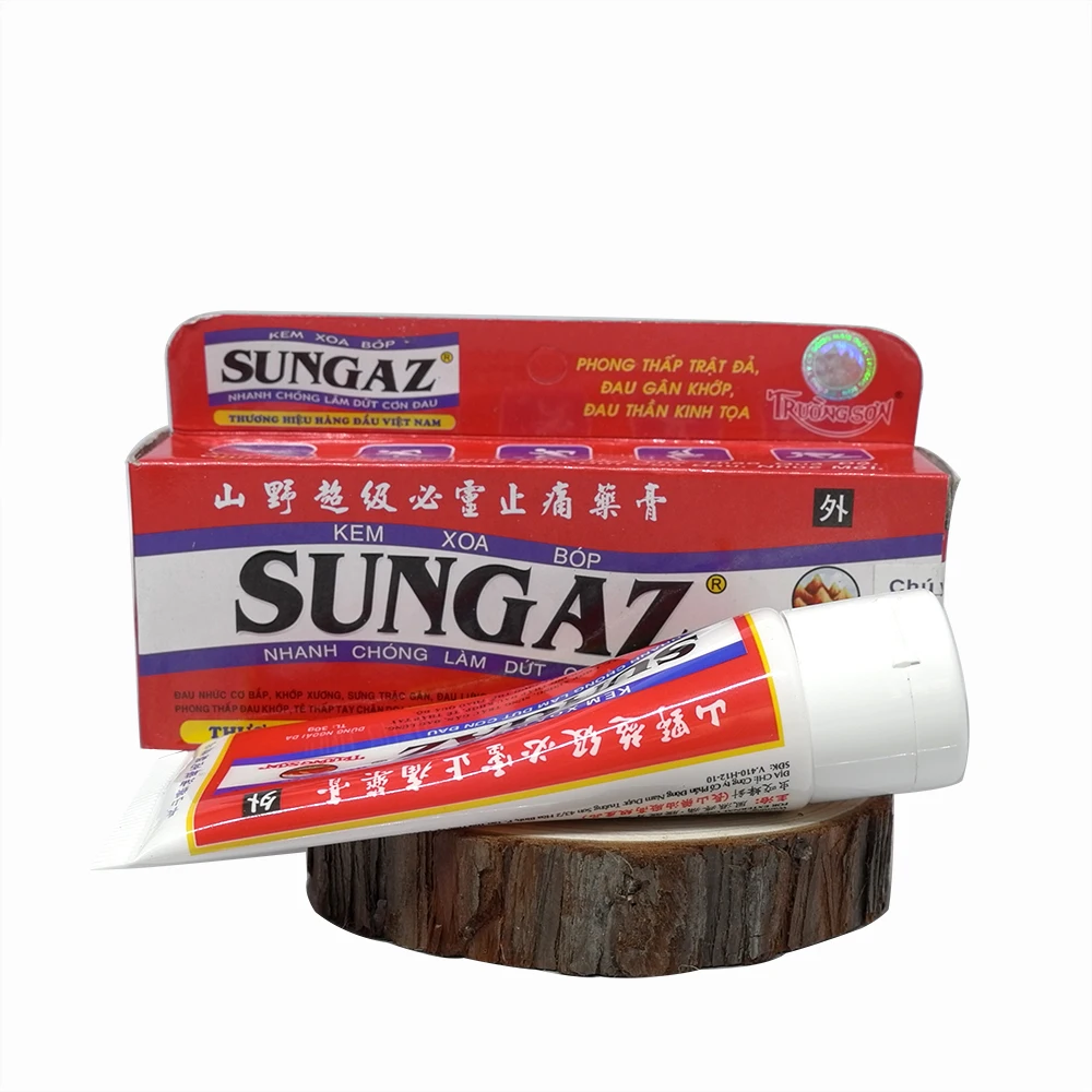 Вьетнам Sungaz Sprain для плеч, шеи, головы, живота, талии, рук и ног боли. Расслабьте все тело 30 г/шт