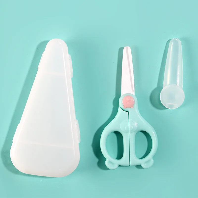 

MHNTLOS Babycare Baby Food Supplement Scissors Vegetable Fruit Multifunction Ceramic Safe Kitchen Shears Dinnerware Household To