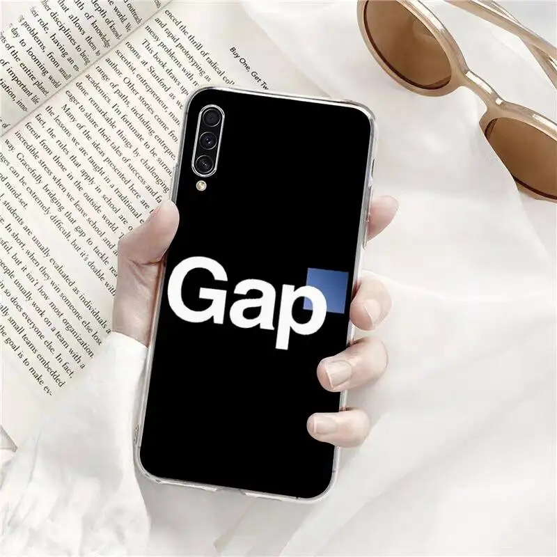 

Luxury Brand gap Phone Case Transparent for Samsung A71 S9 10 20 HUAWEI p30 40 honor 10i 8x xiaomi note 8 Pro 10t 11