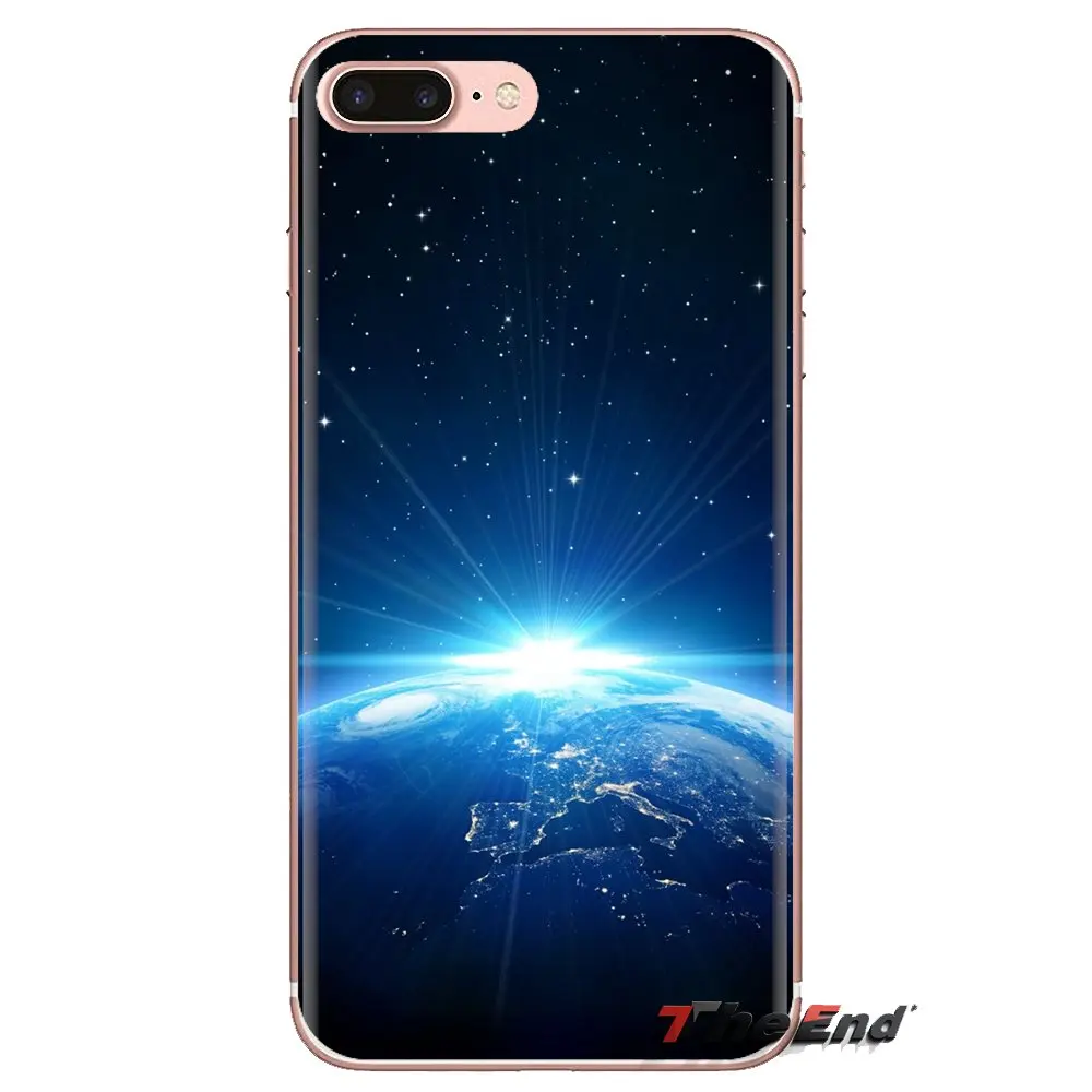 Прозрачные мягкие чехлы для samsung Galaxy S3 S4 S5 Mini S6 S7 Edge S8 S9 S10 Plus Note 3 4 5 8 9 Blue Space Funny