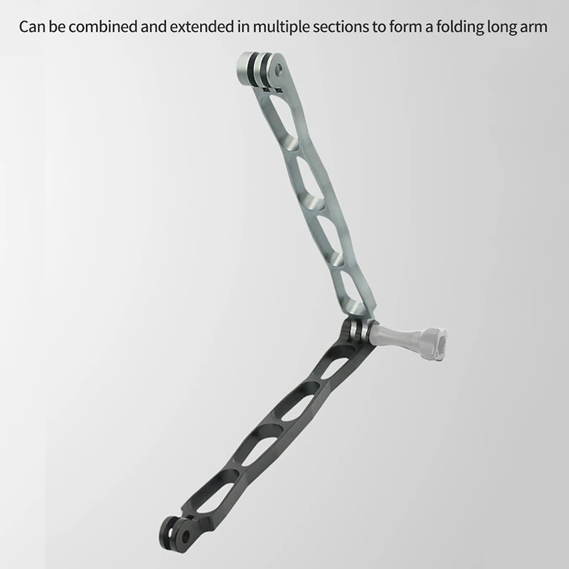 

18Cm Hollow Helmet Extension Arm Aluminium for Insta360 One R / X / Gopro Hero 9 / 8 / 7 / 6 / 5