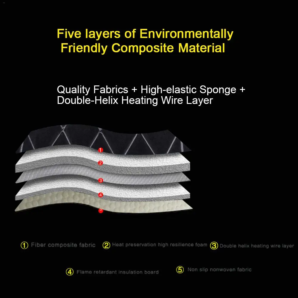 

1/2PCS 3 Minutes Car Heated Seats 12V Fast Heat Winter Warmer Seat Covers Car Styling Winter Pad Cushions Auto Covers Universal