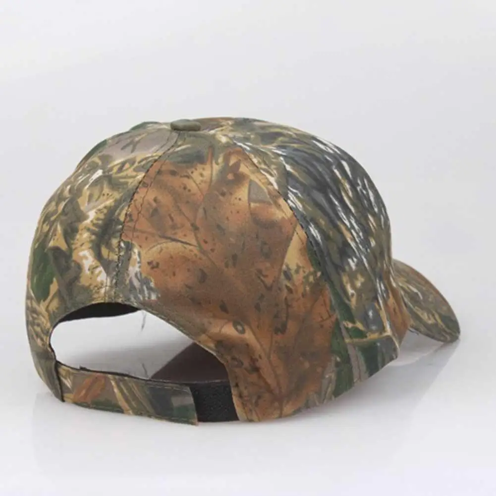 

Outdoor Sunscreen Quick-Drying Cap Adjustable Jungle Leaves Camouflage Cap Unisex Unisex Camo Baseball Cap Fishing Hat Sport Hat