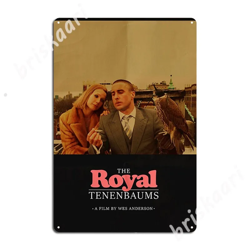 

The Royal Tenenbaums-пленка Wes Anderson, металлические знаки, дизайн паба, гаража, украшение гаража, оловянные плакаты