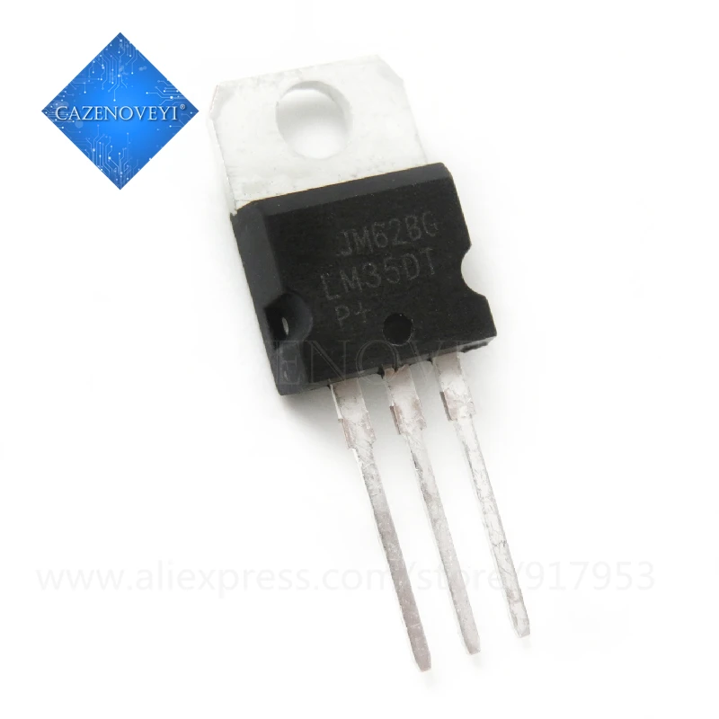 2pcs/lot LM35DT LM35D LM35 TO-220 In Stock