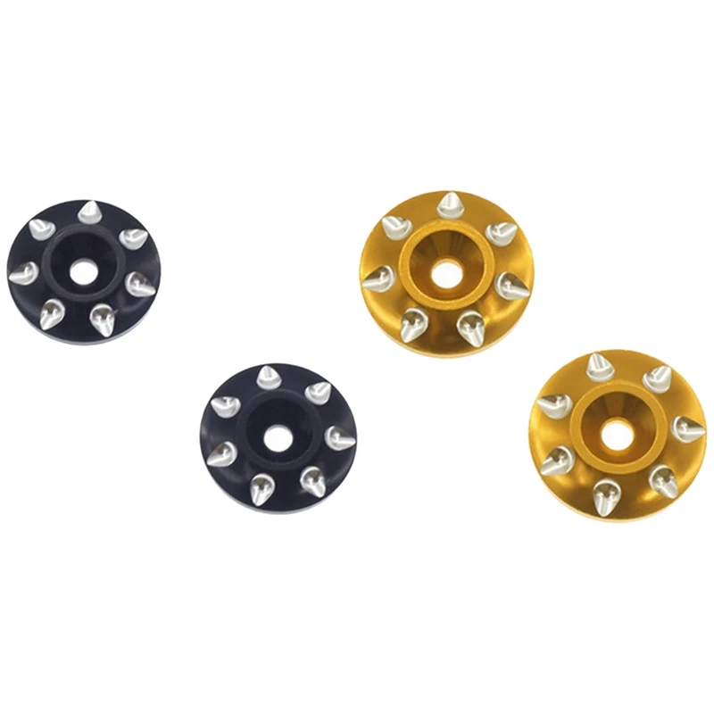 

Винтовые гайки M3 с металлическим хвостовым крылом, 2 комплекта, для внедорожников, грузовиков, радиоуправляемых автомобилей, 1/8, 1/10, желтого ...