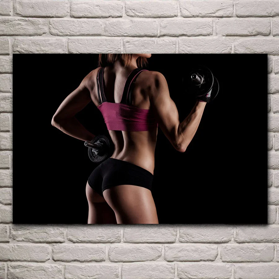 Сексуальная Спортивная девушка abs фитнес Тренировка поза женский