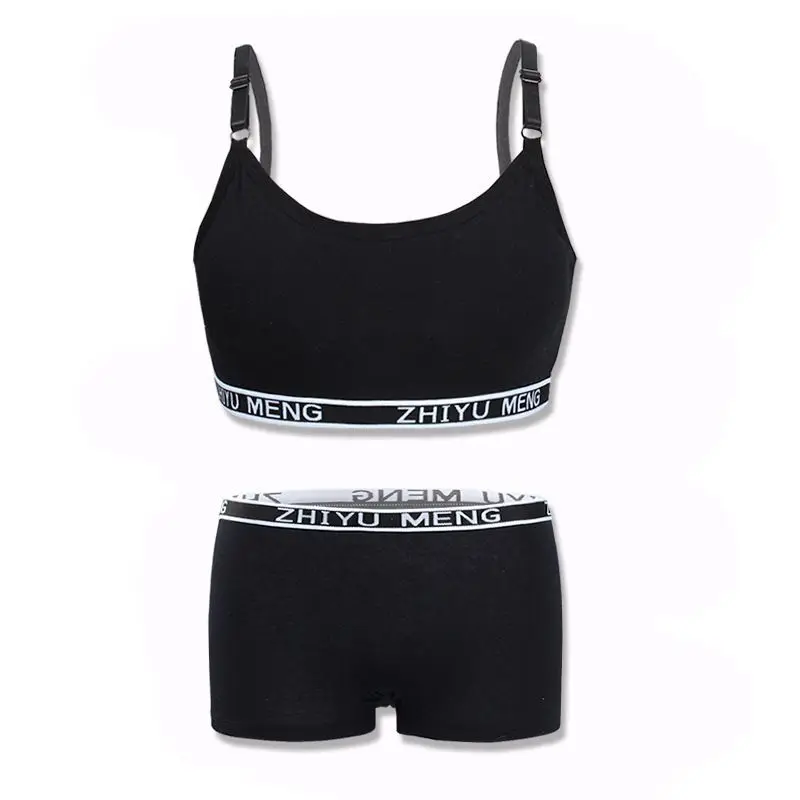 

Young Girls Underwear Set Teenage Clothes Sets Teenager Sport Underwear Training Bra For Girls Teen Bra And Panties Sets 8-14Y