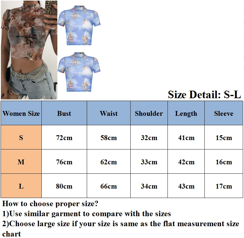Женский прозрачный кроп-топ с короткими рукавами сетчатый топ рыбками летняя