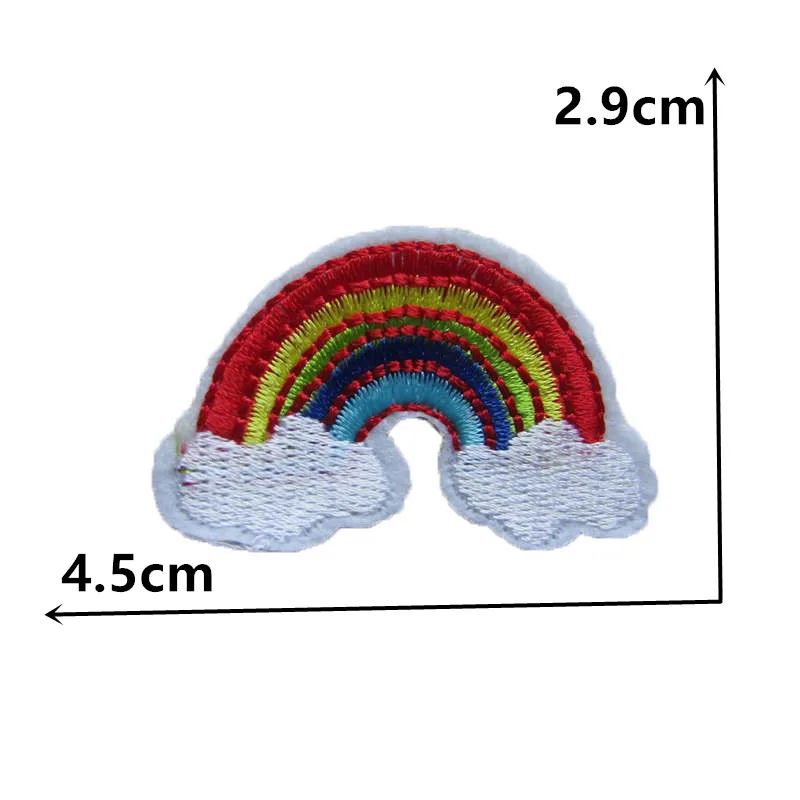 Роза цветок Смешанные патчи одежда вышивка термоплавкий аппликация сделай сам