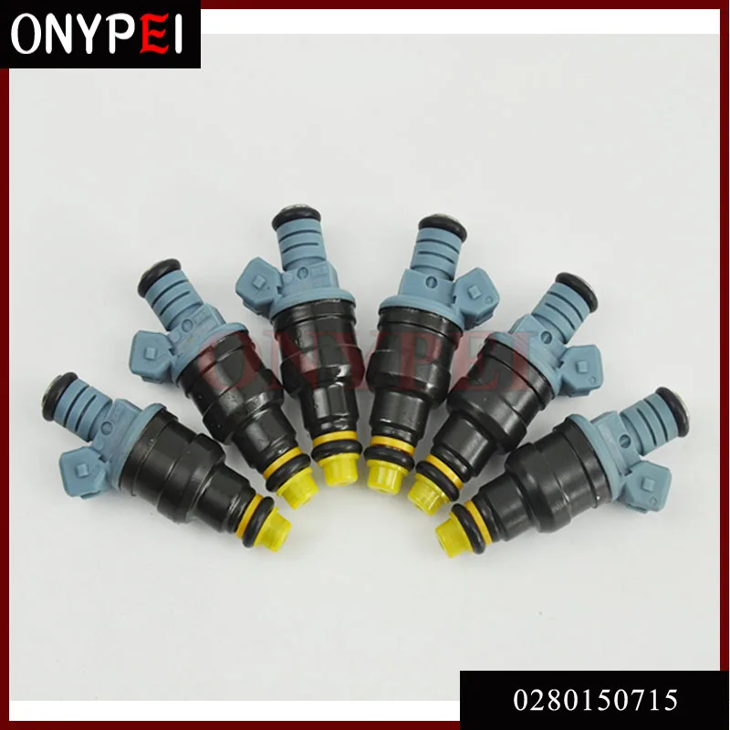 6 шт./лот Форсунка топливной форсунки 0280150715 для BMW 3 E30 E36 5 E34 8 E31 7 E32 E38 Z1|injector nozzle|fuel