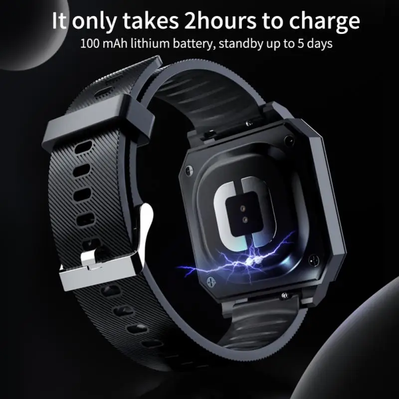 LOKMAT OCEAN 2 Fitness Watch Tracker Men Blood Oxygen Monitoring Sports Smart With Heart Rate 2021 Bracelet | Электроника
