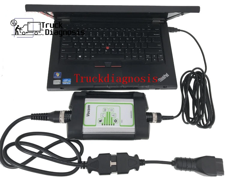 

Diagnostic tool vocom 88890300 interface for Renault excavator diagnostic scanner with T420 Laptop