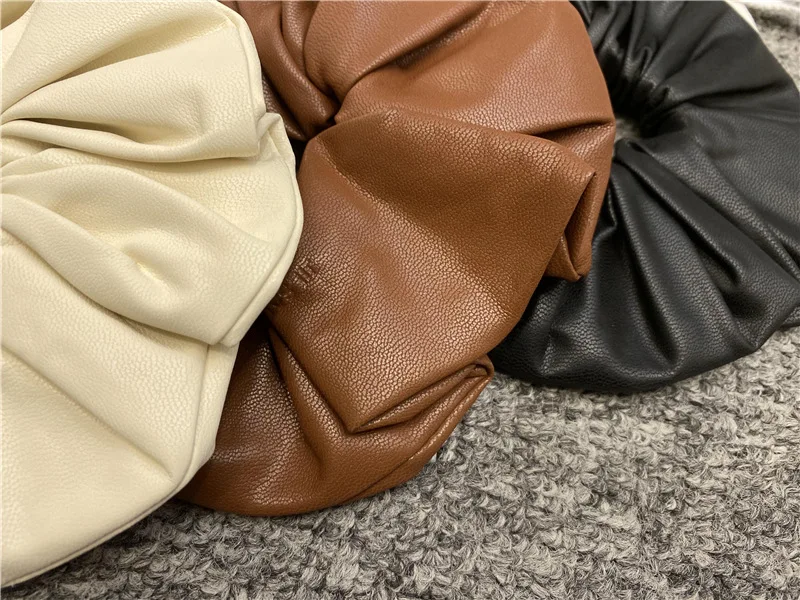 Женская резинка для волос из искусственной кожи новинка 2021 модная эластичная