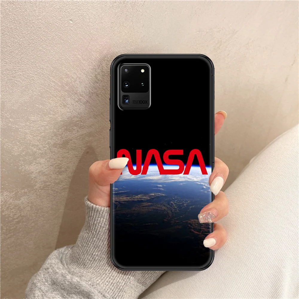 

Space Nasas Phone case For Samsung Galaxy Note 4 8 9 10 20 S8 S9 S10 S10E S20 Plus UITRA Ultra black pretty funda painting