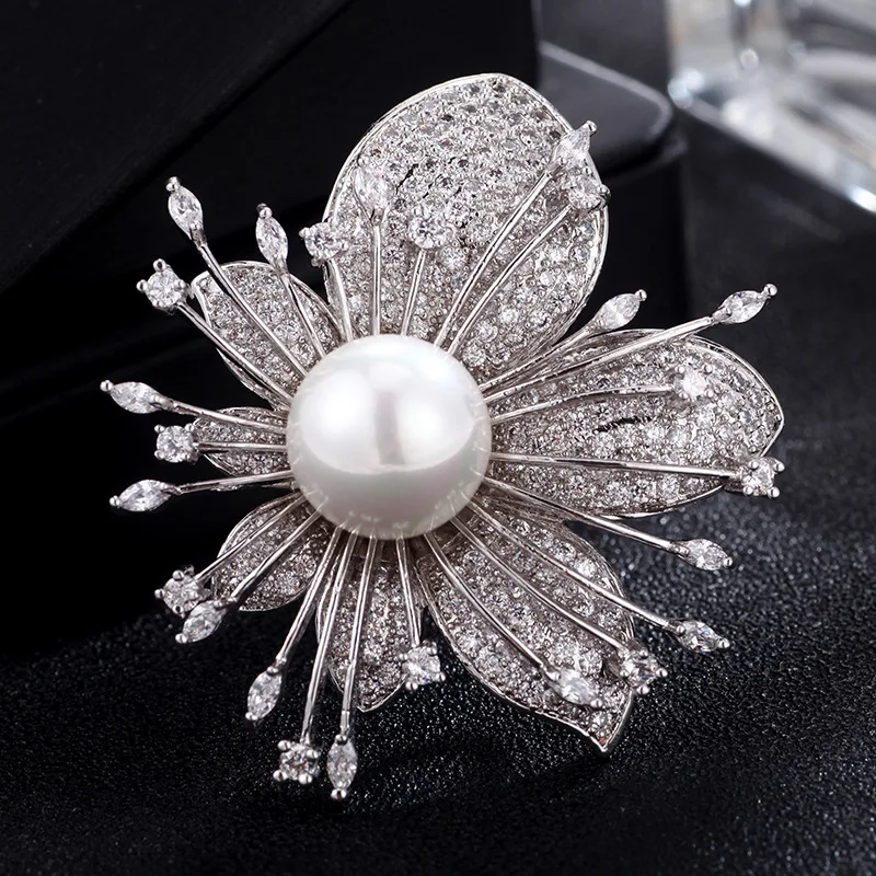 FXLRY романтическое Новое поступление Модный женский белый цвет фианиты ААА