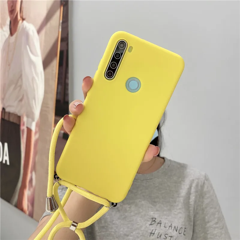 Мягкий силиконовый чехол для Xiaomi Mi 10 Pro Redmi Note 7A 8 8A 8T 9S 9 10X шнура и веревки |