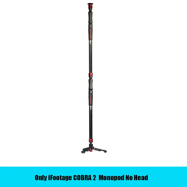 DIGITALFOTO ifootings COBRA 2 Портативный Профессиональный легкий монопод для камеры 120 см из углеродного волокна DSLR Видео монопод Штатив - Цвет: COBRA2A150S