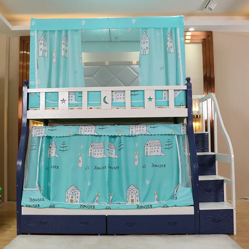 

Photon mother bed mosquito net square top bunk 1.5 children bed bunk bed bunk bed one bookshelf style netting