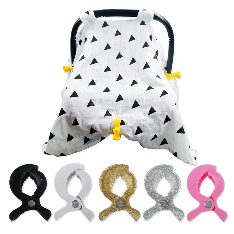1Pcs Baby Stroller Seat Clip Multicolor Multifunctional Storller Toy Hook Cover Blanket Clips Mosquito Net | Мать и ребенок