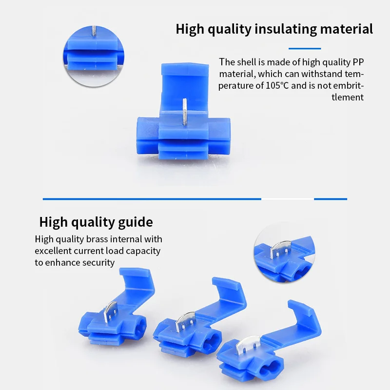 100 шт. автомобильный провод клеммной колодки быстрый соединитель провода