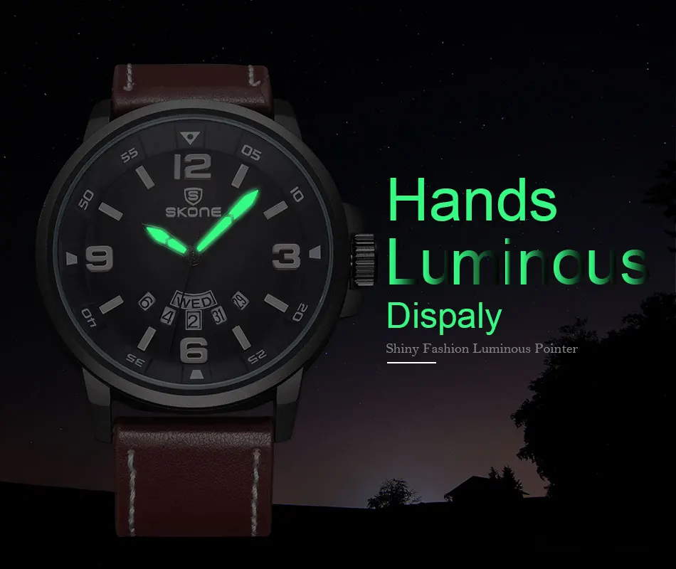 

2020New Brand Fashion Men'sWatches Fashion Simple Multifunctional Quartz Men's Leather Watches relogio masculinoerkek kol saati