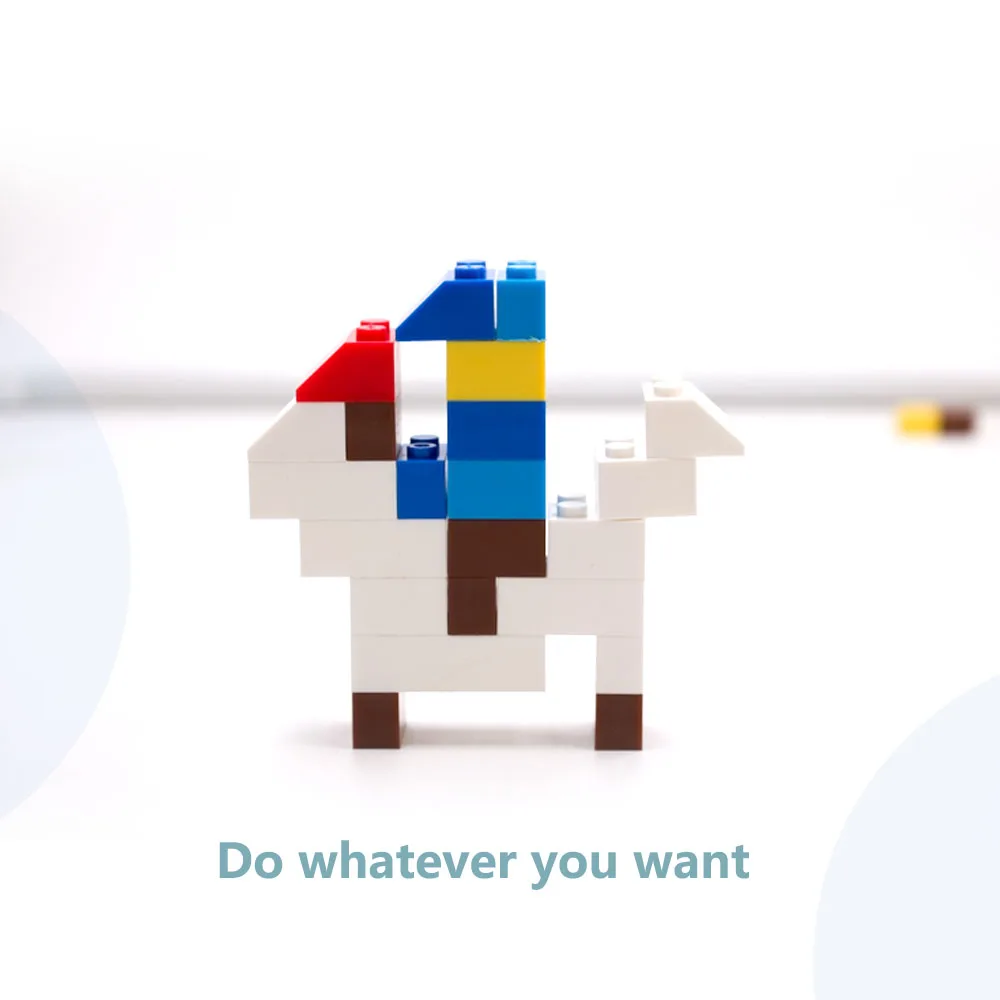 250 1000 шт. Детский конструктор сделай сам|Блочные конструкторы| |