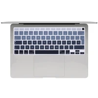 for macbook air 13 2020 keyboard cover eu spanish keypad protector skin for new mac book air 13 with touch bar id a2179 ombre