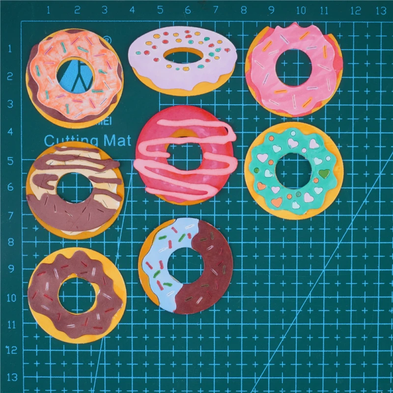 

InLoveArts Butter Donuts Metal Cutting Dies Delicious Food Stencil For DIY Craft Scrapbooking Card Decorative Dessert Dies Cut